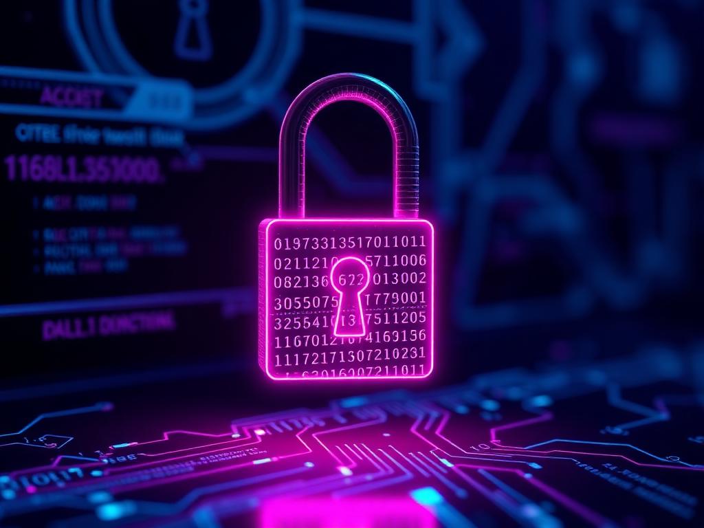 Cybersecurity alert graphic showing quantum threat to encrypted servers